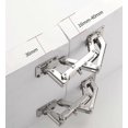 thumbnail image 4 of 2025 Latest Model 170 Degree Hinges Frameless Cabinet Door Hinges Hidden, 4 of 5