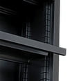 thumbnail image 3 of All Steel Bookcase 36" W x 12" D x 60" H Black 5 Openings, 3 of 7