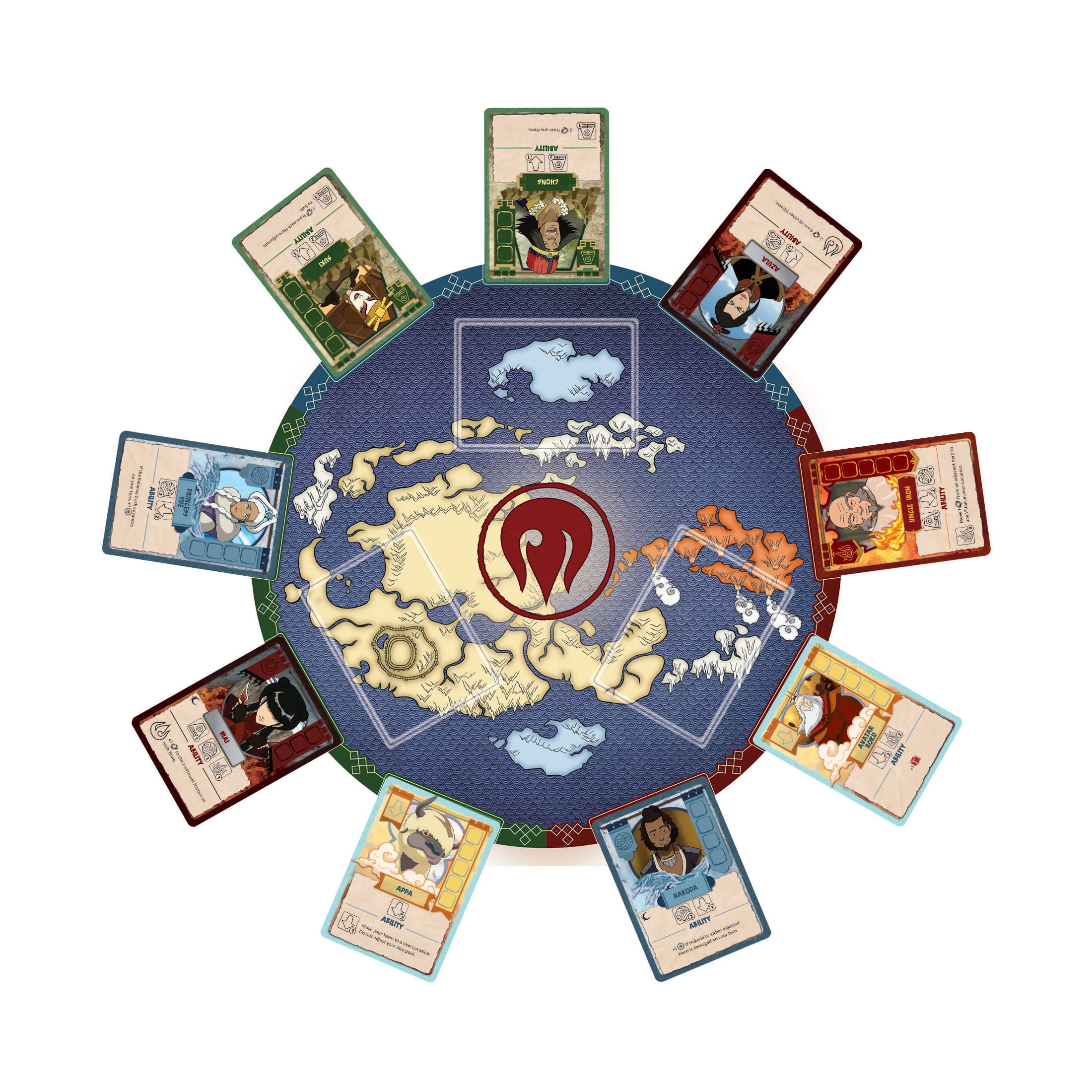 Avatar The Last Airbender Fire Nation Rising Board Game