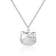 thumbnail image 5 of Collar de color plata con colgante estilo mujer, collar abierto para mujer, collar multifuncional, 5 of 5