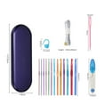 thumbnail image 5 of 30Pieces Beginner Crochet Hooks Set, Ergonomic Knitting Needle Weave Yarn Kits, 5 of 12