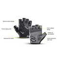 thumbnail image 2 of Guantes De Fitness Guantes De Fitness Guantes De Culturismo Medio Dedo Transpirable Pegatina Protección Accesorios Deportivos, 2 of 7