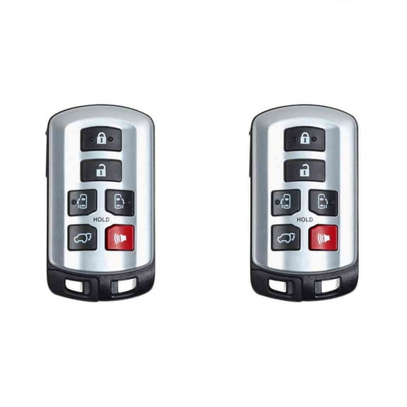Replcament Smart Key Fob for Toyota Sienna 2015 FCC HYQ14ADR Part Number 89904-08010 8990408010 Pack of 2