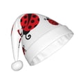 thumbnail image 2 of Fuzoiu Fly Flying Ladybug Print Santa Hat Christmas Hat for Adults,Santa Hats with Pompom, Unisex Xmas Holiday Hat for Christmas New Year Festive Party Supplies, 2 of 6