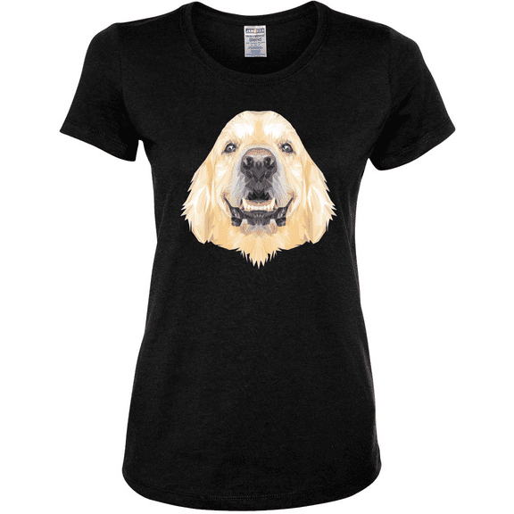 Golden Retriever Dog Animal Lover Womens Graphic T-Shirt