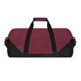 thumbnail image 3 of DALIX 21" Large Duffle Bag with Adjustable Strap in Maroon 24 Pack, 3 of 7