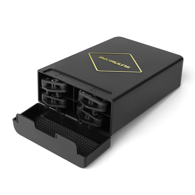 sweethay Caja de almacenamiento de hélice , Estuche de transporte de precisión de extracción, accesorios portátiles de repuesto para 3 Accesorios para aéreos