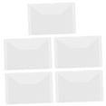 thumbnail image 3 of WRISTBIQUE 5Pcs Transparent Document Storage Pouch Stencil Bag Durable Bill and Card Holder, 3 of 7