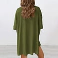 thumbnail image 3 of Lumtrix Womens Lounge Sets Shorts 2 Piece Matching Oversized T Shirt Biker Short Summer Outfits 2026 Casual Sweatsuits Spring Clothes Army Green S, 3 of 5