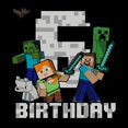 thumbnail image 2 of Boys Minecraft Happy 6th Birthday T Shirt, 2 of 5