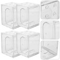 thumbnail image 3 of FRCOLOR watch box 4pcs Watch Box Transparent Watch Gift Box Jewelry Box Organizer For Home Travel,3.46"X2.76"X2.36", 3 of 4
