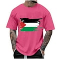 thumbnail image 2 of Awdenio Mens T-shirt Summer Fashion Casual Short Sleeve Round-Neck Printed T-shirt Top Perfect for Summer Outdoor Streetwear, Urban Leisure, 2 of 5