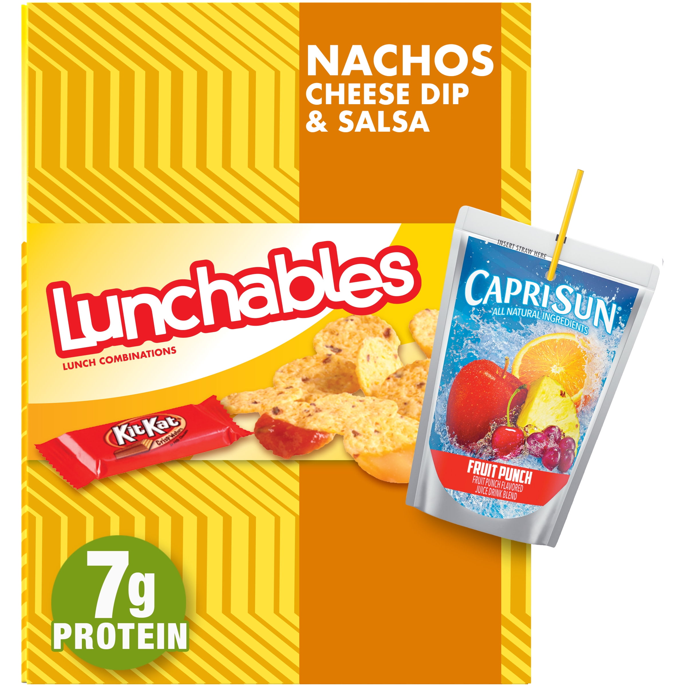 Lunchables Nachos Cheese Dip & Salsa Lunch Combinations, 10.7 oz Box