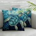 thumbnail image 3 of COMIO   Ocean Beach Outdoor Pillow Covers Coastal Sea Turtle- Starfish- Sea Horse-Fish Cushion Cover Sea Theme Home Decorative Pillowcases, 3 of 5