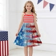 thumbnail image 4 of Mitankcoo Girls Print Dresses 4th of July Printed Graphic Cami Dress for Summer Casual Daily Wear, 4 of 8