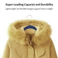 thumbnail image 2 of VECELO 100 Pack Velvet Non-Slip Heavy Duty Adult Hangers with 360° Swivel Hook, Ultra-Thin Space Saving Clothes Organizer for Coats Shirts Dresses Closet Storage-Blue, 2 of 10