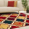 thumbnail image 6 of BNM Modern Trellis Indoor Area Rug, 5' x 8', Royal Blue, 6 of 6