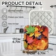 thumbnail image 2 of Bahomeck Pot Holder 4Pcs,Colorful Display Of Autumn Leaves In Various Shades Square Heat Resistant Hot Pads For Kitchen Cooking Oven With Hanging Loop Potholder Easy To Store, 2 of 5