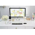 thumbnail image 5 of French Koko Keyboard and Mouse Wrist Rest Support Superior Arm Wrist Pad Comfort Memory Foam Pretty Desk Home Office School Computer Laptop Pc Cute and Comfortable Marble Black, 5 of 6