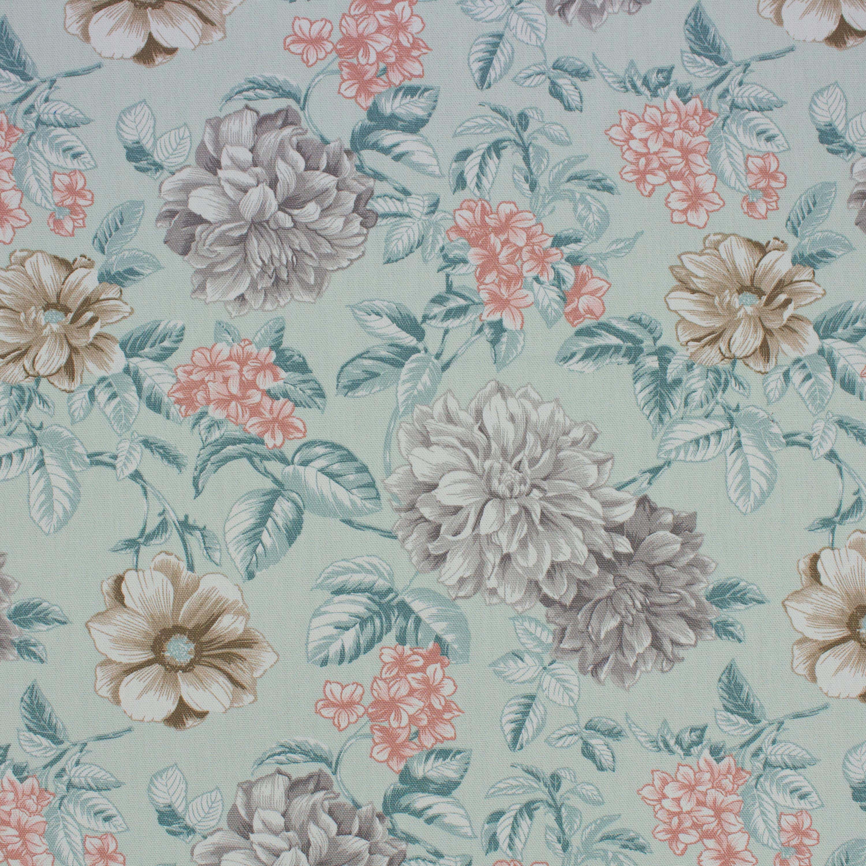(3 pack) Better Homes & Gardens 100% Cotton Flower Garden Spa, 2 Yard Precut Fabric