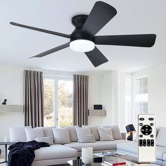Hampton Bay Grantway 48 in. Indoor/Covered Outdoor Matte White Low