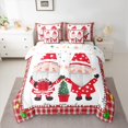 thumbnail image 2 of jejeloiu Cute Father Christmas Bedding Comforter Set 7-Piece,Merry Xmas King Bedding Sets,Happy New Year Bed Sheets For Girls Boys,Reathable Home Decor Reversible, 2 of 8