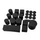 thumbnail image 4 of 216 Uds Almohadillas de fieltro para muebles perfecl Protector de suelo para piernas Negro, 4 of 8