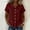 Wine, variant on Asgosdo Womens Tops Short Sleeve Button Down Solid Color Loose Fit Blouses Basic Comfy Going Out Shirts
