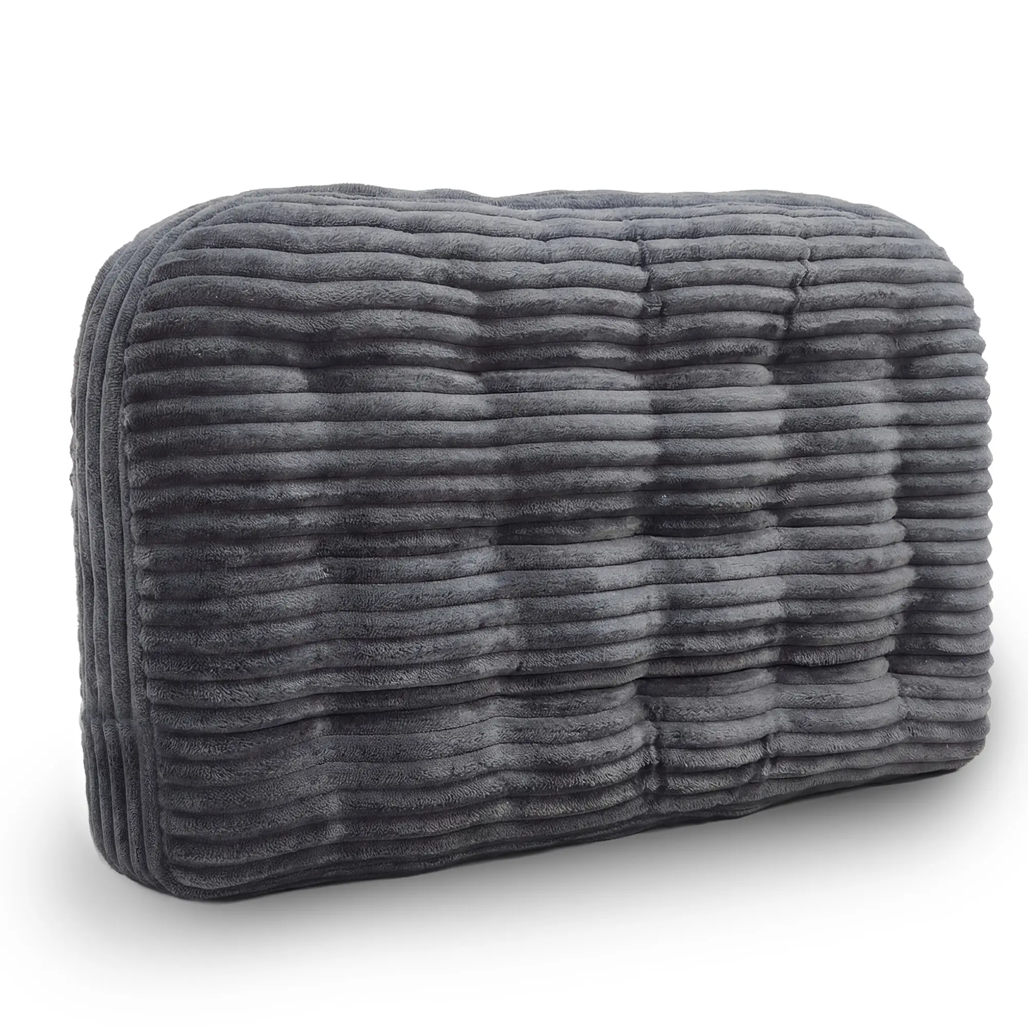 Modern Home Upholstered Twin Headboard,Stick on Headboard with Side Storage Bag, Headboard with Twin Size Memory Foam Head Board for Bedroom, Dark Grey,Corduroy