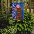 thumbnail image 2 of Chocolate and Tan Chihuahua USA American Flag Garden Size, 2 of 5