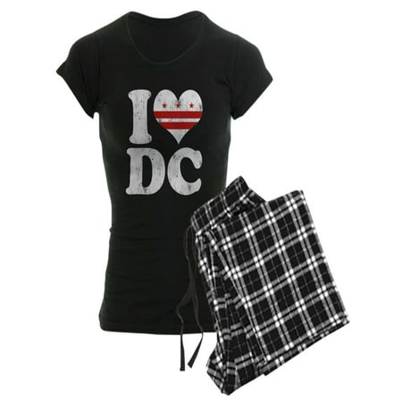 

CafePress - I Heart D.C. Flag Pajamas - Women s Dark Pajamas