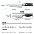 thumbnail image 4 of Ninja Foodi NeverDull System Premium 2-Piece Chef & Santoku Knife Set, 4 of 4
