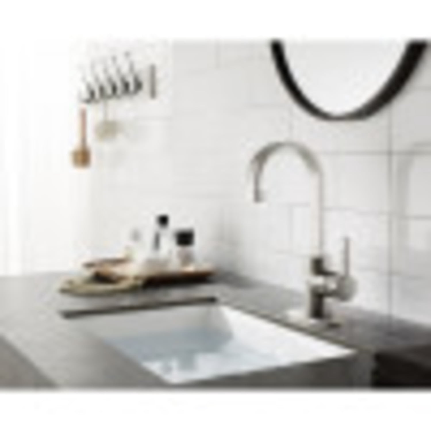Fauceture LS8218CTL Continental Single-Handle Bathroom Faucet, Brushed Nickel
