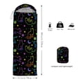 thumbnail image 3 of Lightweight Warm 3-Season Semi-Rectangular Sleeping Bag with Compression Sack for Camping and Hiking – 1 Person, Waterproof Polyester, Comfort Range 32 ° F–77 ° F, 3 of 8
