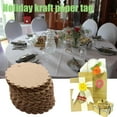 thumbnail image 2 of IMENGL Clearance! Delayuji Sticky Note Rustic Paper Gift Label Label 100Pc Label Label Brown Kraft Party Flower Wedding Home Decor One Size Brown, 2 of 8