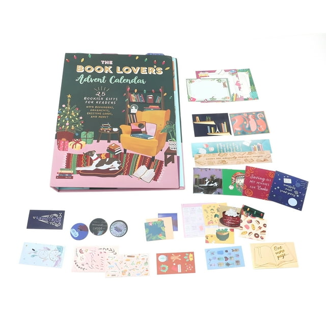 Colección De Libros Con Calendario De Adviento, Calendario De Adviento Para Amantes De Los Libros, Sorprendente Y único Para Regalo