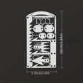 thumbnail image 2 of 22-In-1 Stainless Steel Multifunctional Tools Card For Outdoor Camping, Hiking, Fishing, Hunting, 2 of 4