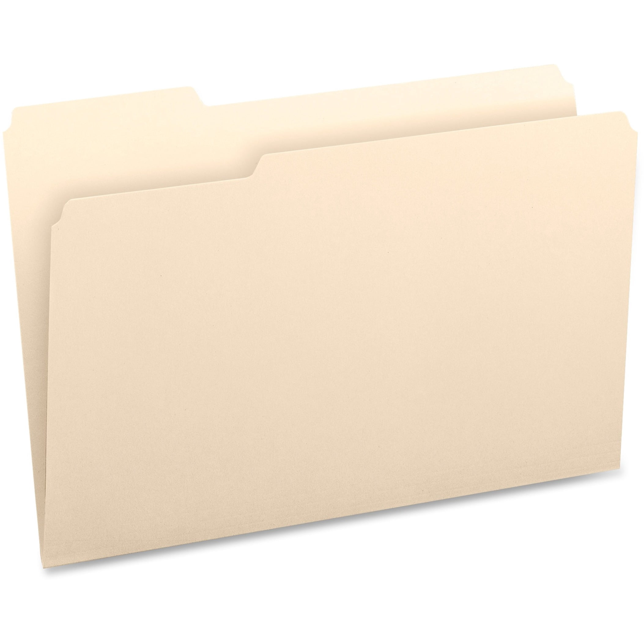 Business Source, BSN99724, 1/3-cut Tab Legal Manila File Folders, 100 / Box, Manila