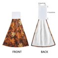 thumbnail image 3 of Yayeee Kitchen Hanging Hand Towels Set of 2 with Loop Bathroom Absorbent Tie Towel, Fall Pattern, 3 of 7