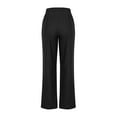 thumbnail image 4 of Elvqul Cotton Pants for Women Plus Size Solid Black Pull on Lightweight Womens Pants Clearance Pockets, 4 of 6