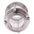 thumbnail image 2 of DERNORD In-Line Sight Glass with Clamp End,Flow Sanitary Straight Sight Glass SUS316 3 Inch Tri Clamp Type (Flow Pipe OD 76MM), 2 of 6