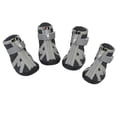 thumbnail image 2 of ligeros para perros, botas de goma antideslizantes, antideslizantes cálidos para exteriores 3 negro Gloria Zapatos de lluvia impermeables para mascotas, 2 of 9