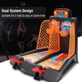 thumbnail image 4 of Dual Score System Plastic Tabletop Game, Desktop Basketball, Safe Adult For Kids Over 3 Years Old Family, 4 of 8
