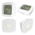 thumbnail image 2 of TFixol Indoor Hygrometer Thermometer Accurate Mini Humidity Monitor Desk Wall Magnetic Easy Install Electronic Temperature Humidity Meters for Home Greenhouse Cellar Office, 2 of 6