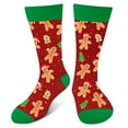 thumbnail image 5 of Funny Christmas Socks for Men Women Teens Boys - LET'S GET BAKED Gingerbread Man Holiday Novelty Fun Funky Cute Crazy Silly Socks - Secret Santa Xmas Christmas Gifts Ideas Stocking Stuffers, 5 of 8