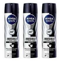 X 3 Nivea MEN Deodorant Invisible for Black and White Power Spray Anti Perspirant Spray 150ml-