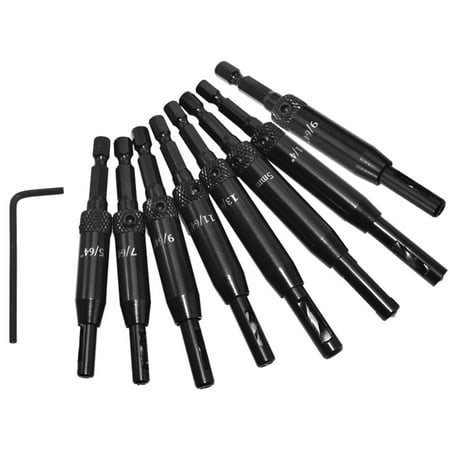 

Ykohkofe Hinge Bit Tapper Hole Center Self 8Pcs Wood Tools Puncher Drill Centering Doors Tools & Home Improvement Torque Screwdriver
