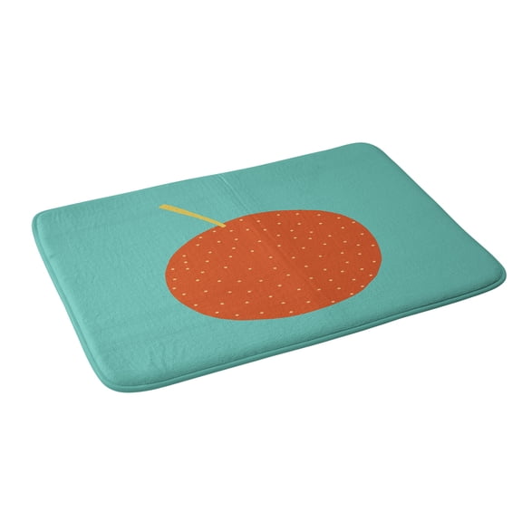 Society6 Alice Rebecca Potter Orange I Bath Mat 34" x 21"
