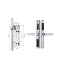 thumbnail image 1 of Tuya App Waterproof Smart Door Lock Aluminum Biometric Lock Fingerprint Door Handle Digital Keyless Lock For Glass Sliding ,More Secure, 1 of 7