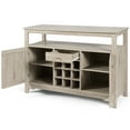 thumbnail image 3 of Gymax Wine Cabinet Console Table Buffet Server Sideboard Grey Home, 3 of 10